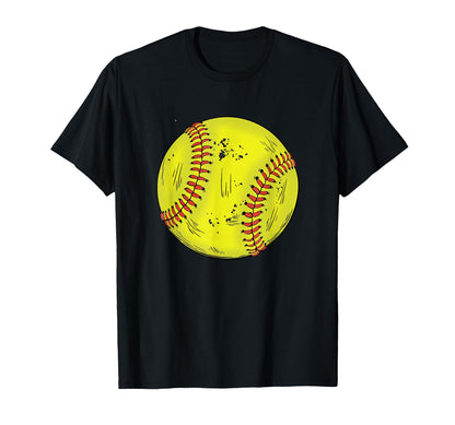 Softball Ball Game Day Softball Mom T-Shirt - Novelty Apparel Men Women - T-Shirt, Sweatshirt, Hoodie