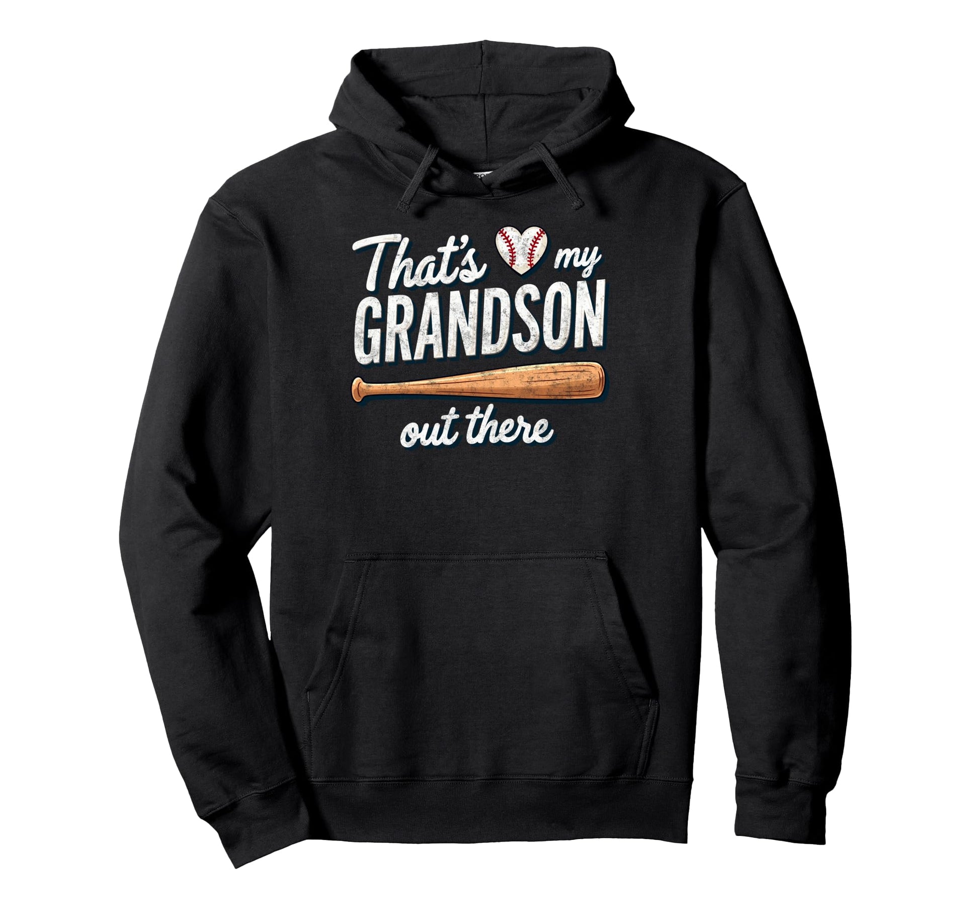 Thats My Grandson Out There Baseball Hoodie - Custom Art Print for Adults - T-Shirt, Sweatshirt, Hoodie