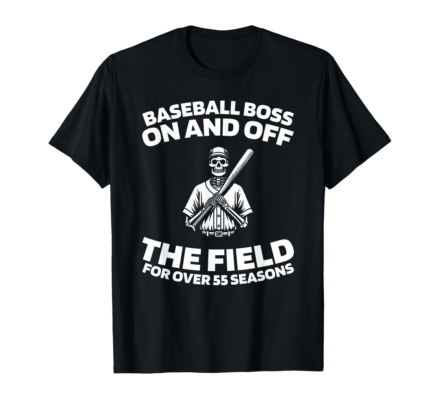 55Th Birthday Baseballer Sport Team T-Shirt - Trendy Graphic Unisex - T-Shirt, Sweatshirt, Hoodie