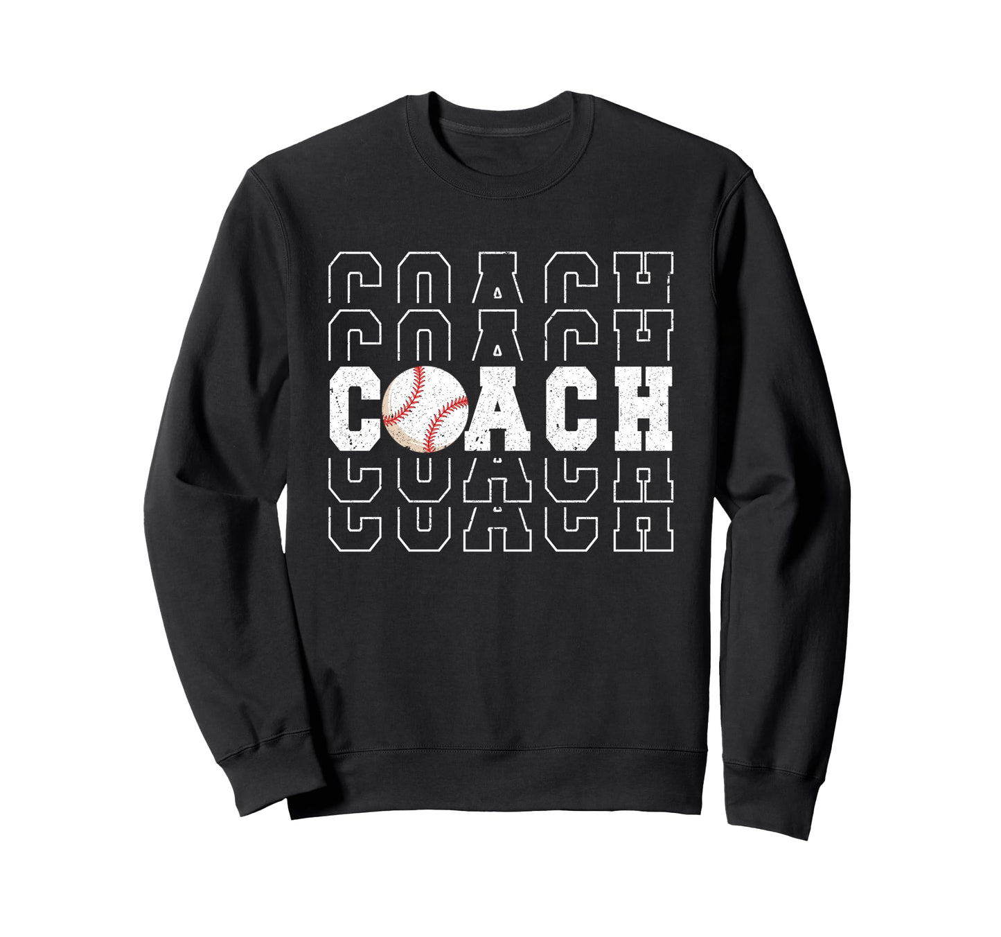 Baseball Coach Team Manager Sport Sweatshirt - Minimalist Print for Adults - T-Shirt, Sweatshirt, Hoodie