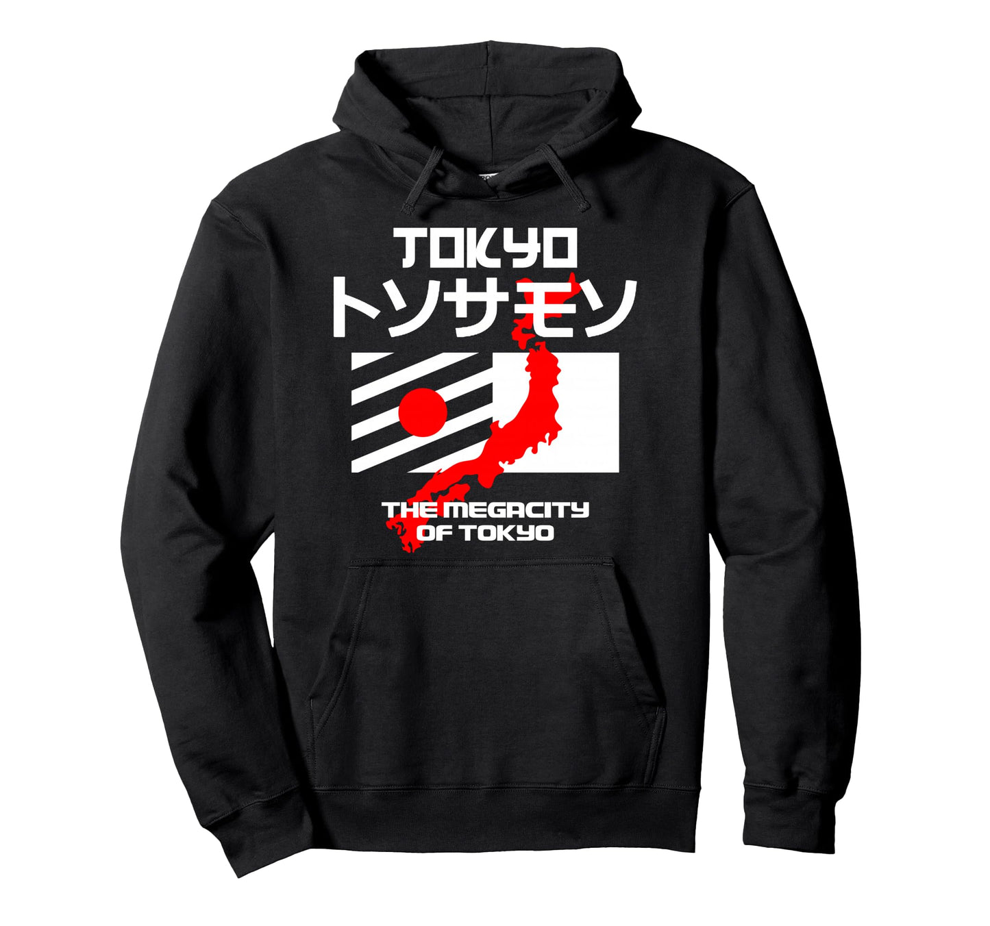 Tokyo Megacity Japan Anime Aesthetic Hoodie - Minimalist Print Men Women - T-Shirt, Sweatshirt, Hoodie