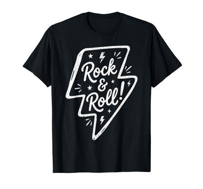 Rock And Roll Guitar Rock Music T-Shirt - Aesthetic Graphic for Adults - T-Shirt, Sweatshirt, Hoodie