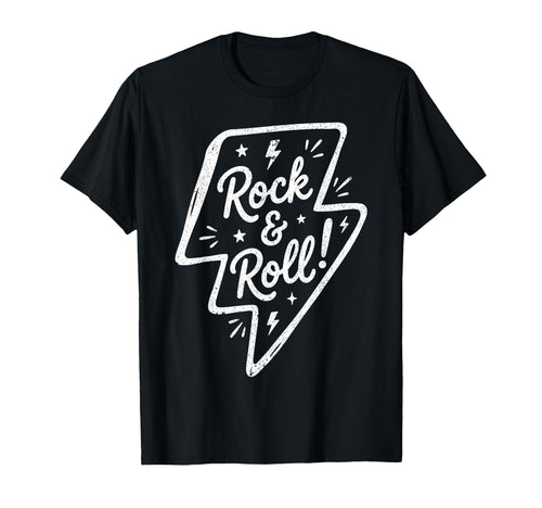Rock And Roll Guitar Rock Music T-Shirt - Aesthetic Graphic for Adults - T-Shirt, Sweatshirt, Hoodie