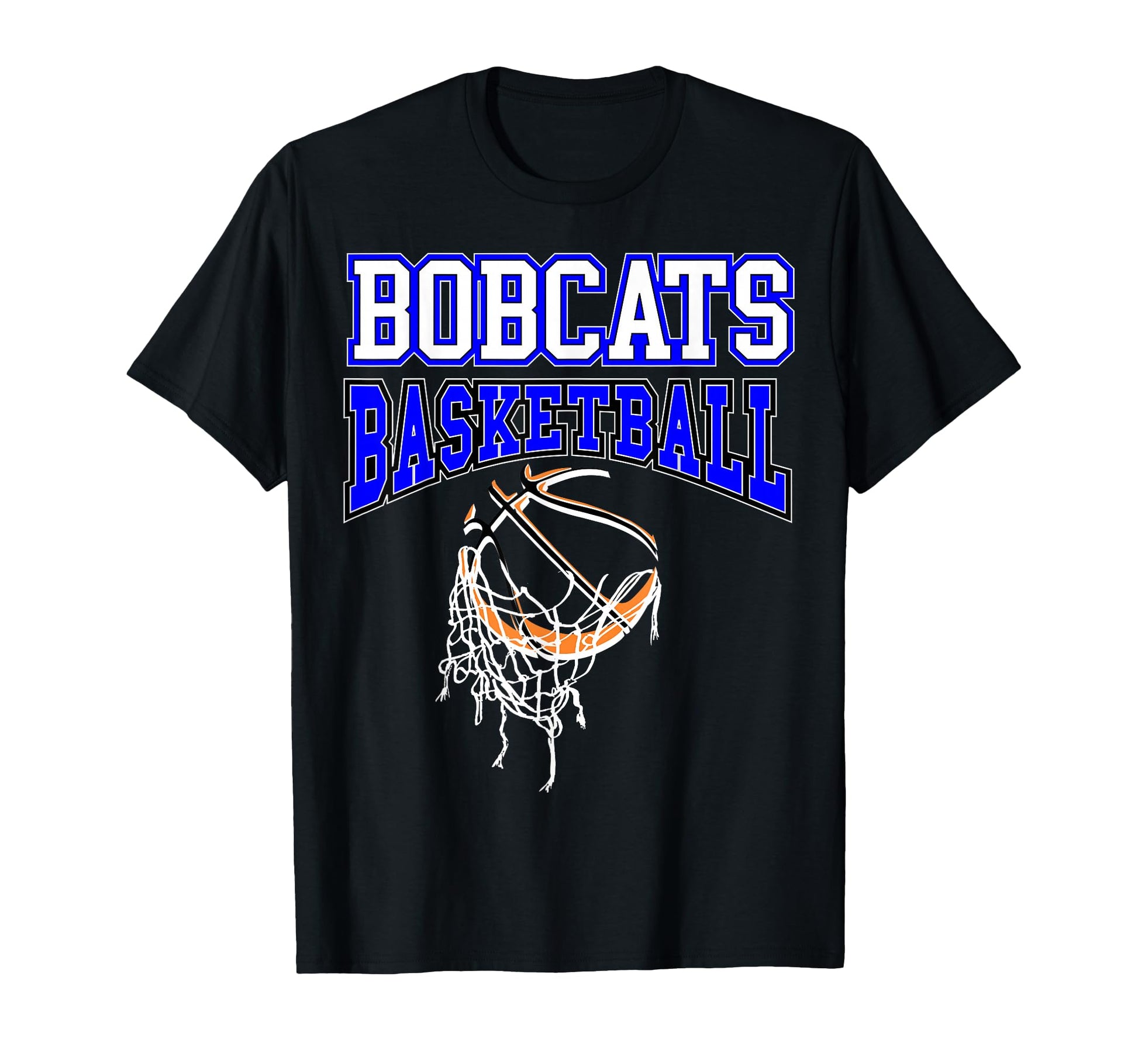Blue Bobcats Basketball Mom Game T-Shirt - Casual Everyday Wear Men Women - T-Shirt, Sweatshirt, Hoodie