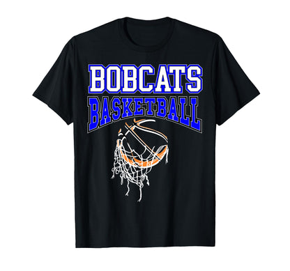 Blue Bobcats Basketball Mom Game T-Shirt - Casual Everyday Wear Men Women - T-Shirt, Sweatshirt, Hoodie