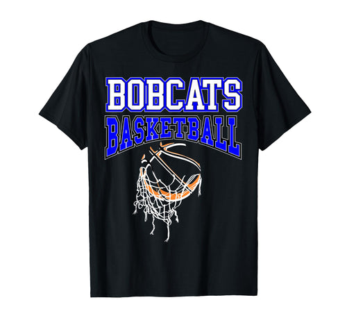 Blue Bobcats Basketball Mom Game T-Shirt - Casual Everyday Wear Men Women - T-Shirt, Sweatshirt, Hoodie