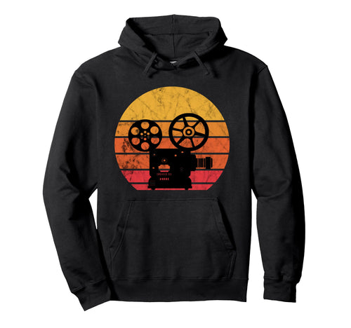 Filmmaker Camera Lover Sunset Film Hoodie - Fun Novelty Design Men Women - T-Shirt, Sweatshirt, Hoodie