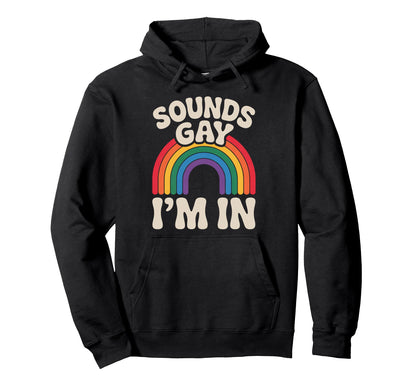 Lgbtq Pride Month Gay Rainbow Flag Sounds Hoodie - Graphic Print Unisex - T-Shirt, Sweatshirt, Hoodie
