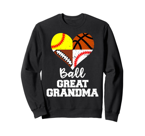Ball Great Grandma Football Sweatshirt - Custom Art Print Men Women - T-Shirt, Sweatshirt, Hoodie