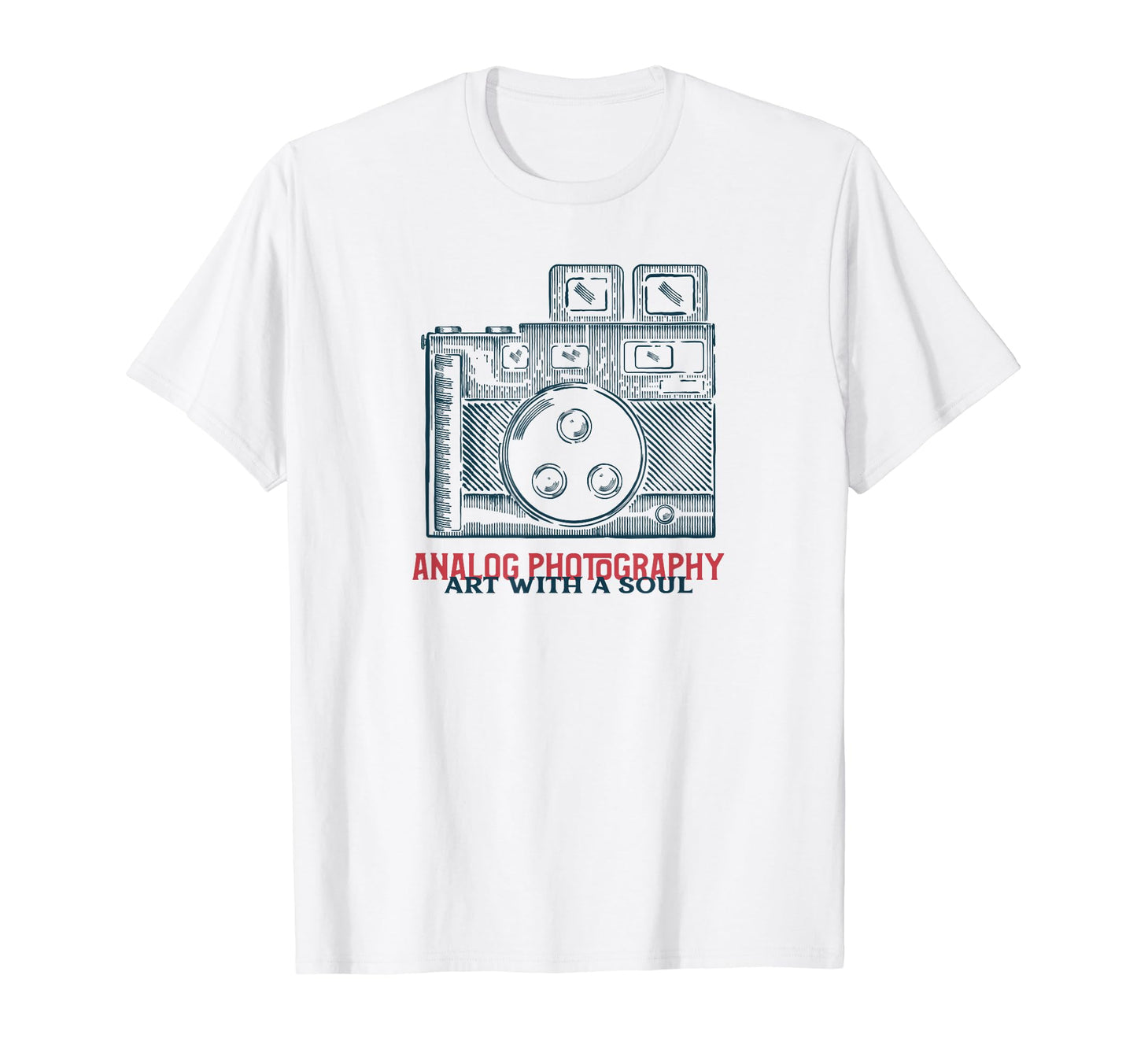 Analog Photography Art Soul Camera T-Shirt - Aesthetic Graphic Unisex - T-Shirt, Sweatshirt, Hoodie
