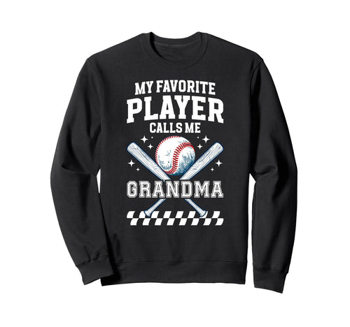 Proud Baseball Grandma Baseball Sweatshirt - Minimalist Print Men Women - T-Shirt, Sweatshirt, Hoodie