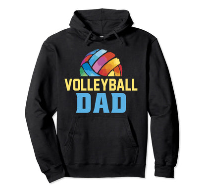 Game Day Volleyball Dad Volleyball Sports Hoodie - Graphic Print Men Women - T-Shirt, Sweatshirt, Hoodie