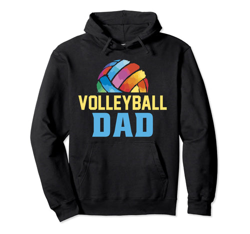 Game Day Volleyball Dad Volleyball Sports Hoodie - Graphic Print Men Women - T-Shirt, Sweatshirt, Hoodie