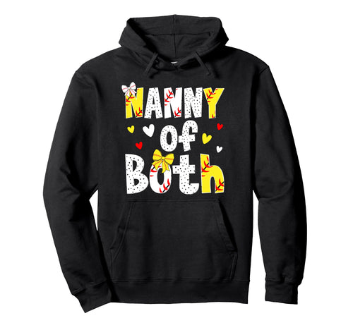 Nanny Both Proud Softball Baseball Nanny Hoodie - Trendy Graphic Men Women - T-Shirt, Sweatshirt, Hoodie