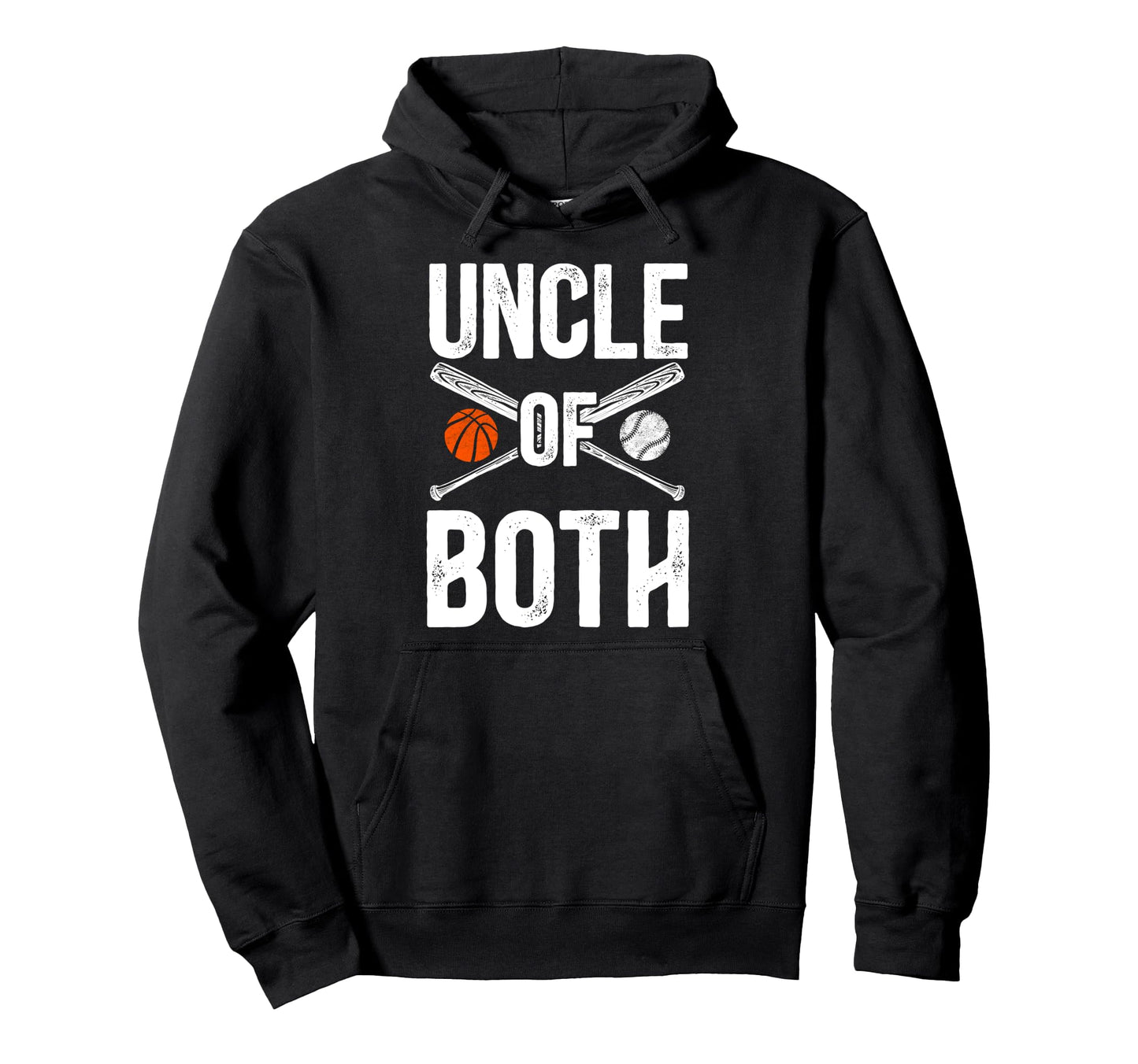 Uncle Both Baseball Basketball Uncle Hoodie - Graphic Print Men Women - T-Shirt, Sweatshirt, Hoodie
