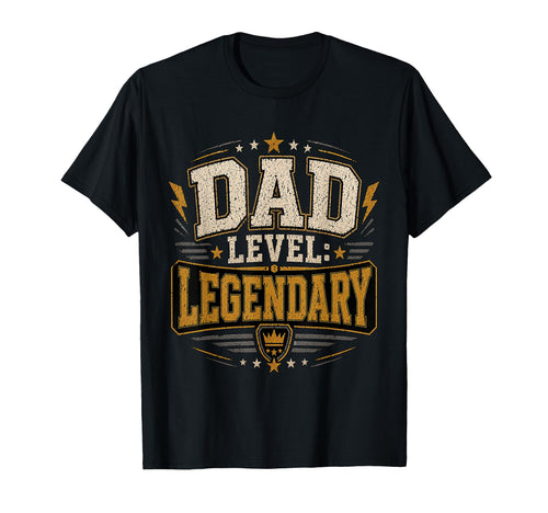 Gifts Dad Level Legendary Papa T-Shirt - Minimalist Print Men Women - T-Shirt, Sweatshirt, Hoodie