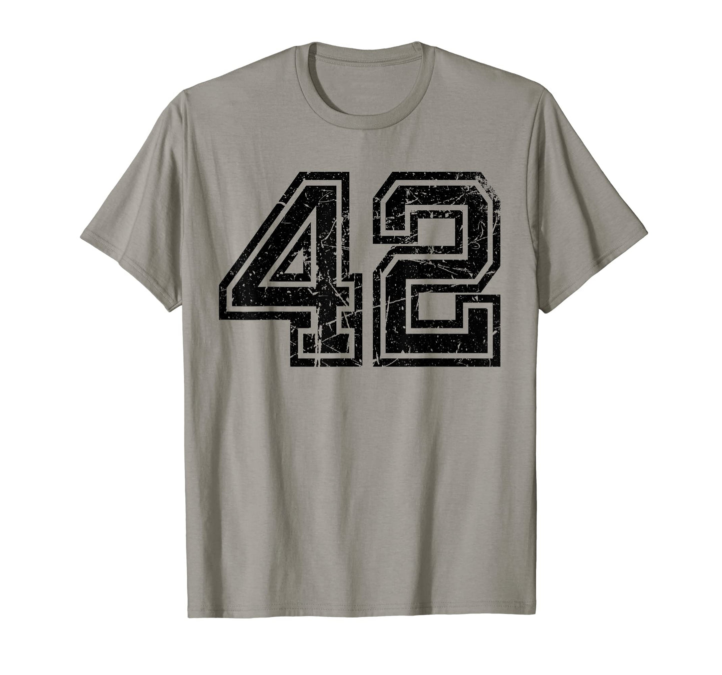 Number 42 Sports Jersey Varsity Lucky T-Shirt - Trendy Graphic Men Women - T-Shirt, Sweatshirt, Hoodie