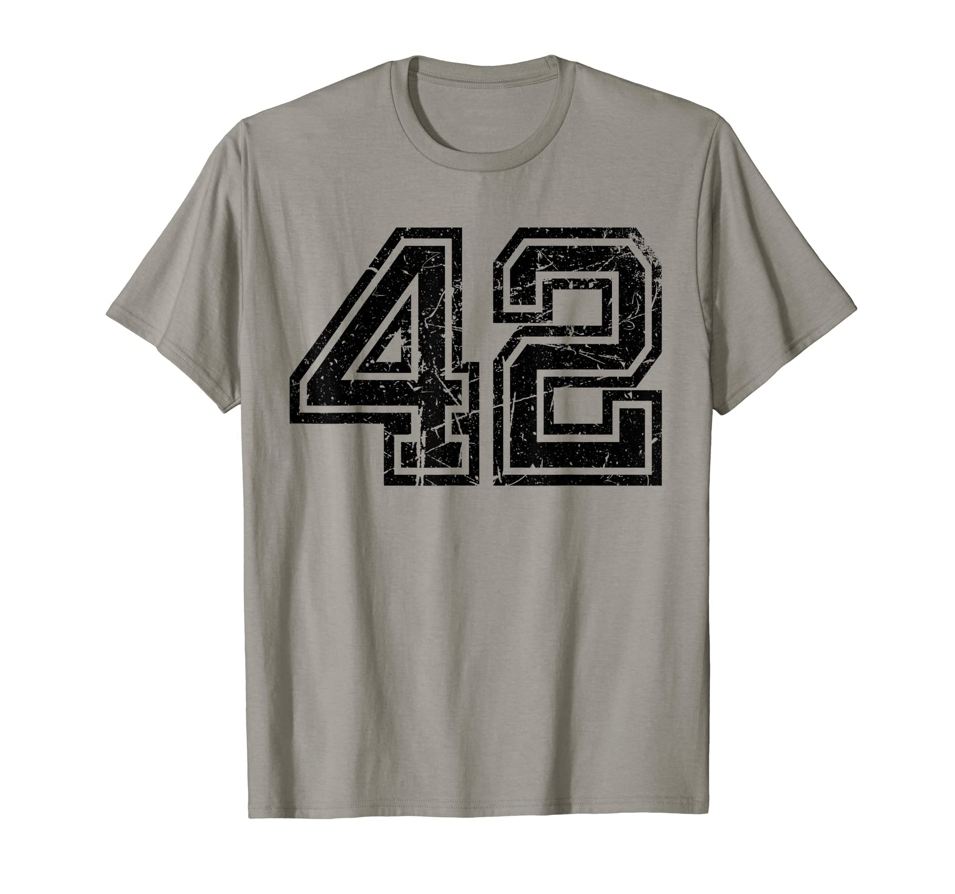 Number 42 Sports Jersey Varsity Lucky T-Shirt - Trendy Graphic Men Women - T-Shirt, Sweatshirt, Hoodie