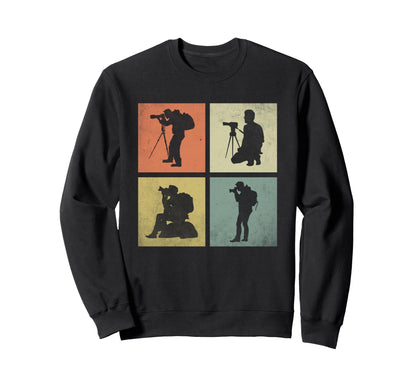 Photography Camera Photographer Sweatshirt - Unique Graphic Unisex - T-Shirt, Sweatshirt, Hoodie