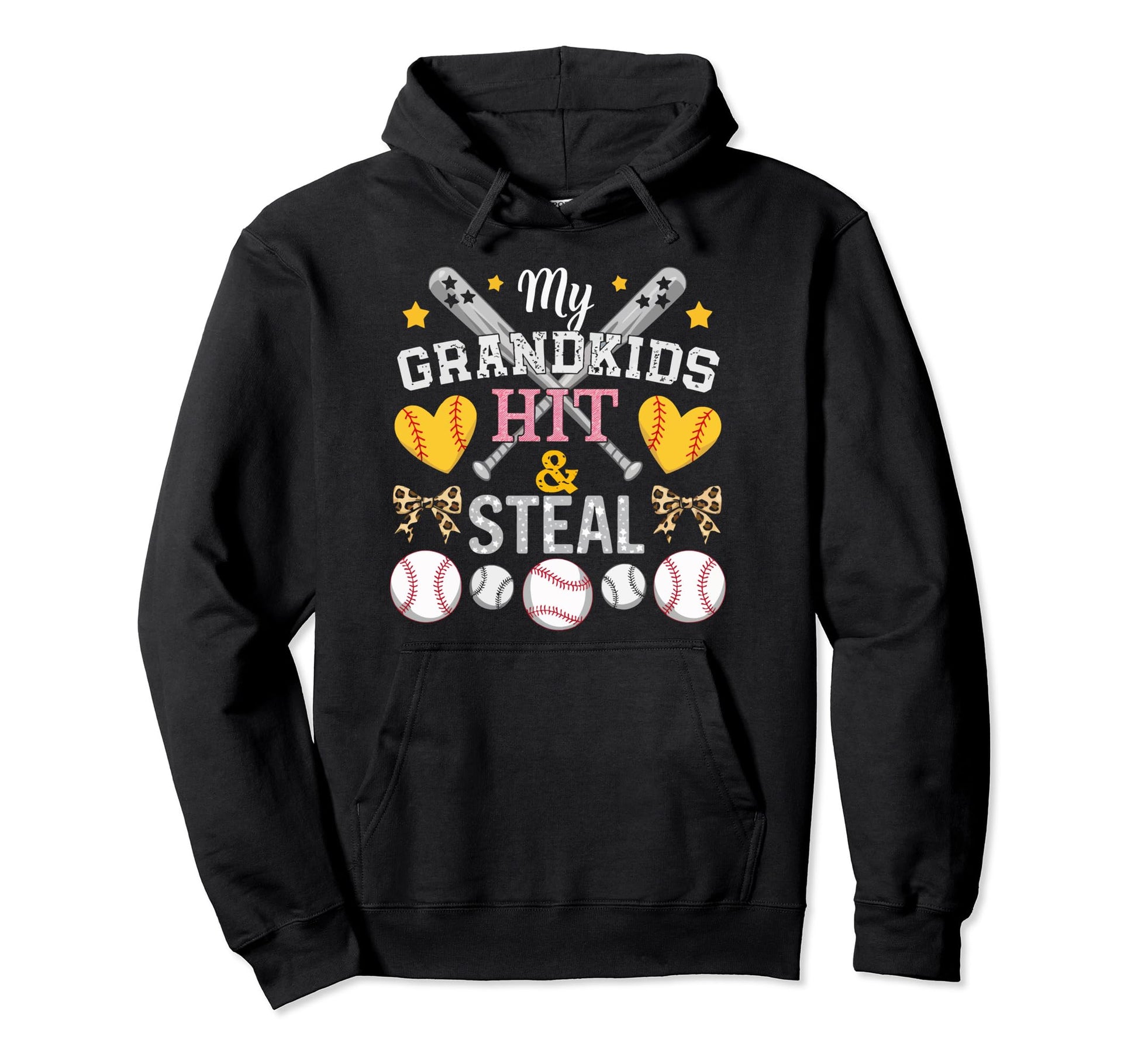 Baseball Grandma Grandmother Granny Hoodie - Trendy Graphic for Adults - T-Shirt, Sweatshirt, Hoodie