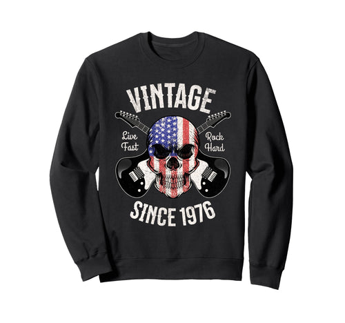 50Th Birthday Guitar Rock And Sweatshirt - Fun Novelty Design for Adults - T-Shirt, Sweatshirt, Hoodie