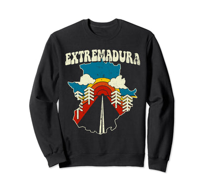 Extremadura Spain Spanish Community Sweatshirt - Unique Graphic Men Women - T-Shirt, Sweatshirt, Hoodie