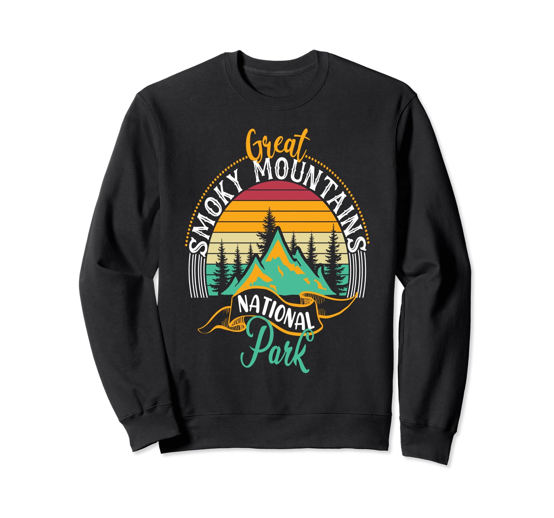 Great Smoky Mountains Us National Sweatshirt - Trendy Graphic Men Women - T-Shirt, Sweatshirt, Hoodie