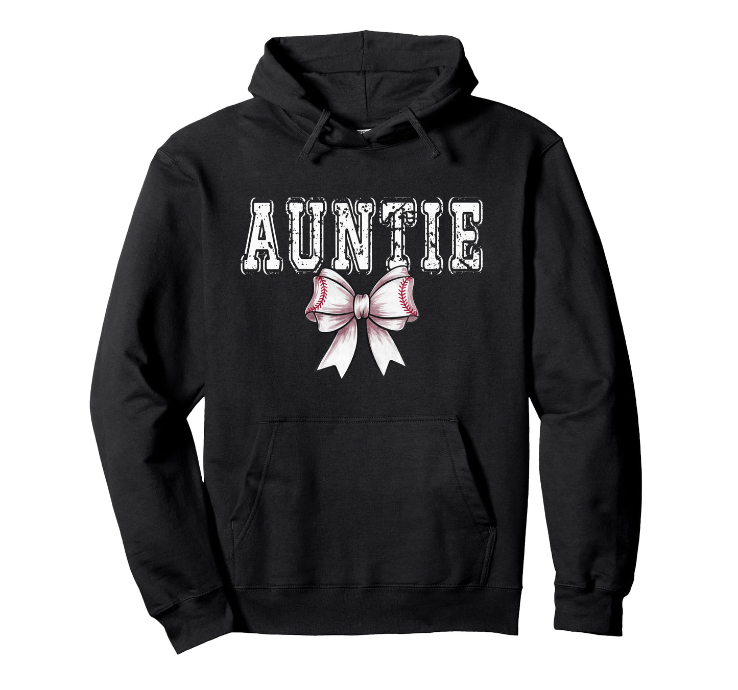 Coquette Baseball Auntie Spirit Hoodie - Aesthetic Graphic Men Women - T-Shirt, Sweatshirt, Hoodie