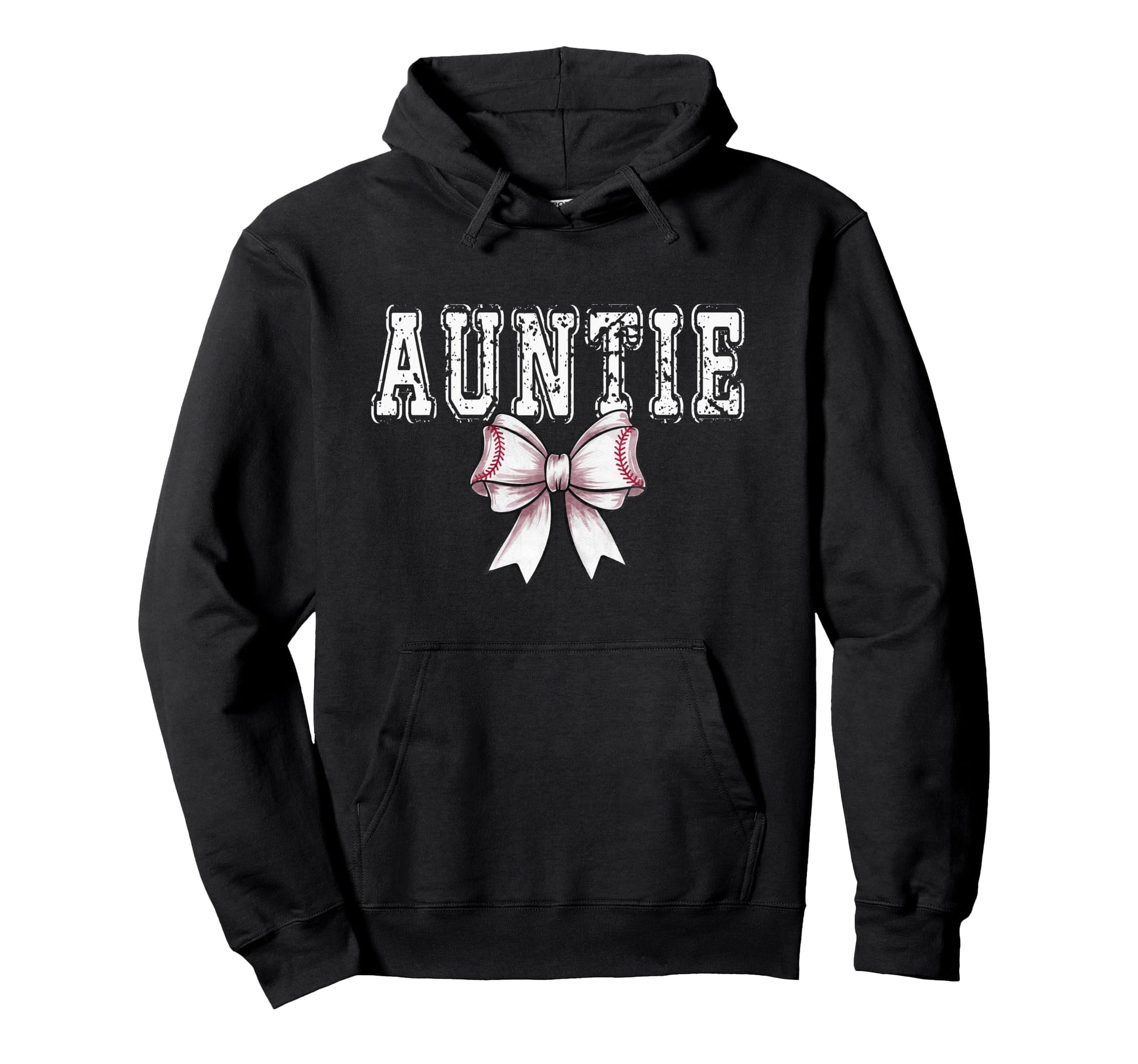 Coquette Baseball Auntie Spirit Hoodie - Aesthetic Graphic Men Women - T-Shirt, Sweatshirt, Hoodie