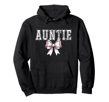 Coquette Baseball Auntie Spirit Hoodie - Aesthetic Graphic Men Women - T-Shirt, Sweatshirt, Hoodie
