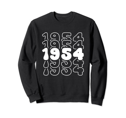 70 Year Old Groovy 70Th Birthday Boho Sweatshirt - Unique Graphic Unisex - T-Shirt, Sweatshirt, Hoodie