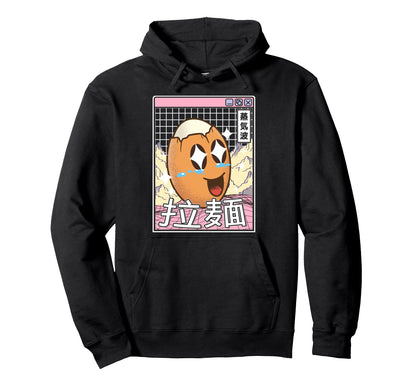 Happy Egg Digital Japan Pastel 80S Otaku Hoodie - Novelty Apparel Unisex - T-Shirt, Sweatshirt, Hoodie