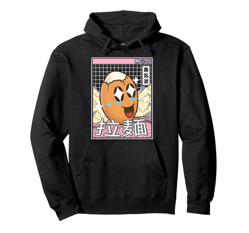 Happy Egg Digital Japan Pastel 80S Otaku Hoodie - Novelty Apparel Unisex - T-Shirt, Sweatshirt, Hoodie