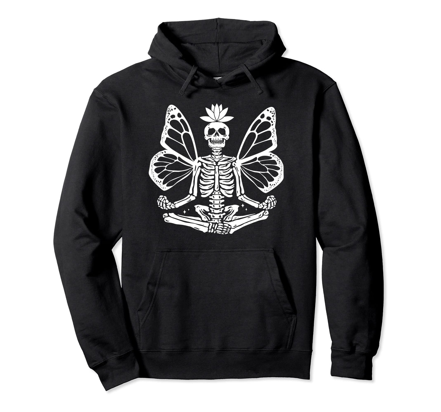 Skeleton Fairy Grunge Fairycore Hoodie - Novelty Apparel Men Women - T-Shirt, Sweatshirt, Hoodie