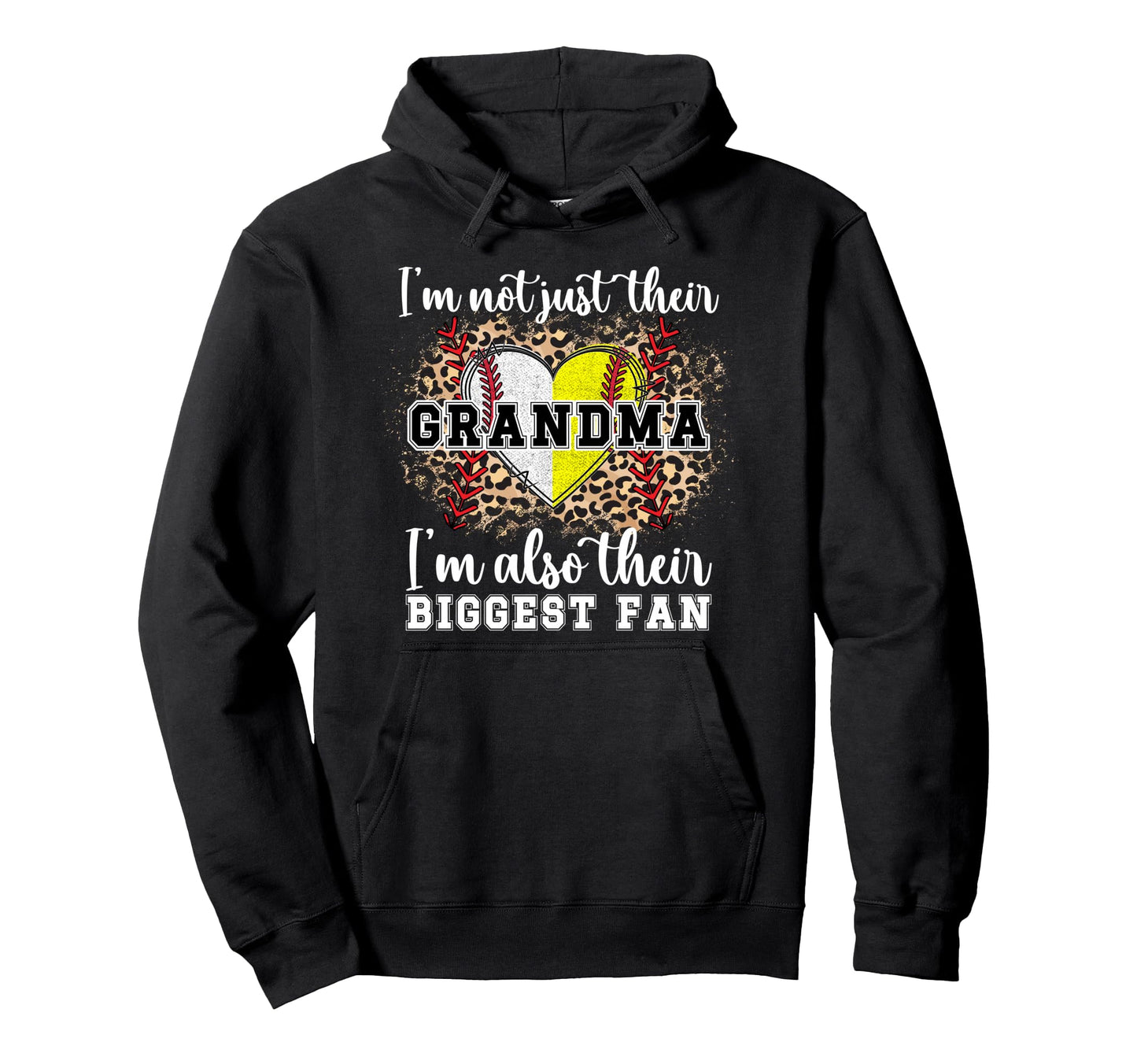 Biggest Fan Proud Softball Baseball Hoodie - Fun Novelty Design Unisex - T-Shirt, Sweatshirt, Hoodie