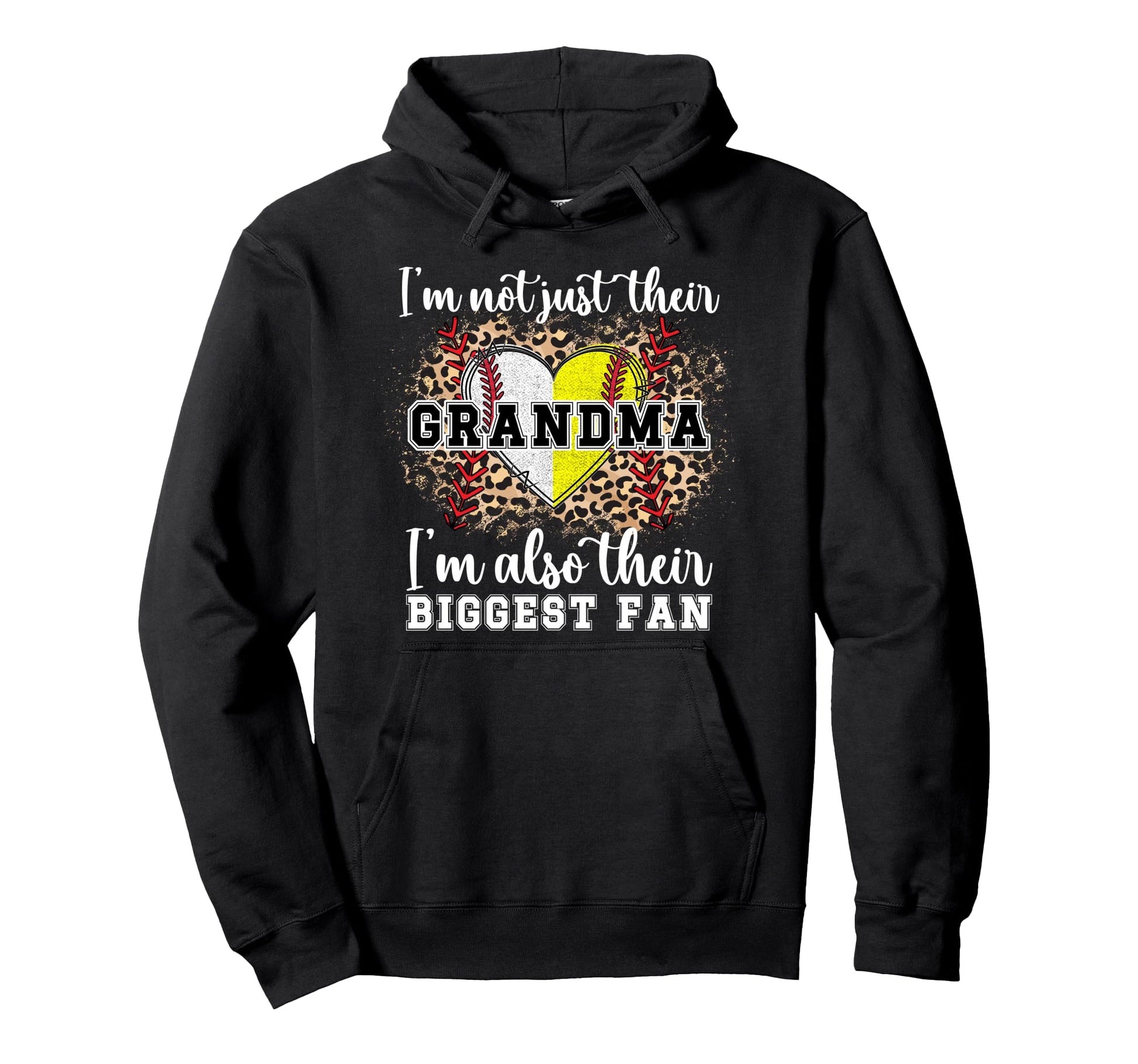 Biggest Fan Proud Softball Baseball Hoodie - Fun Novelty Design Unisex - T-Shirt, Sweatshirt, Hoodie