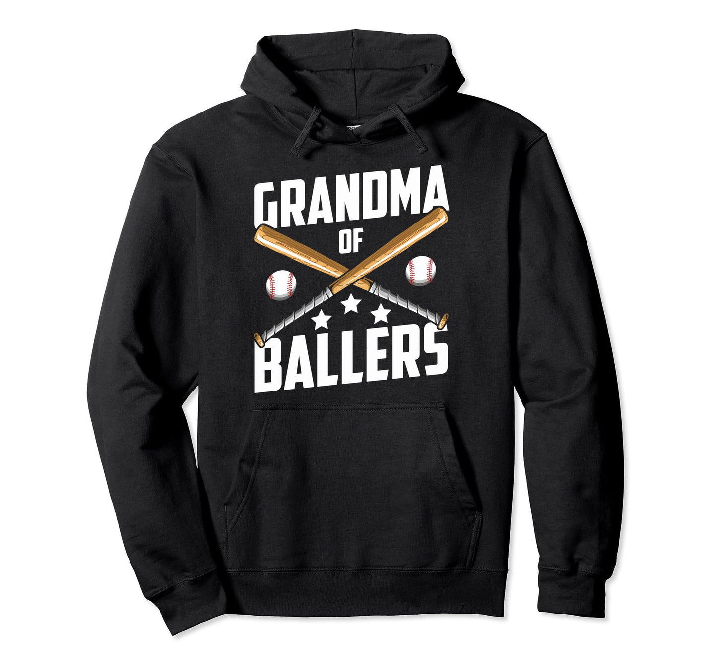 Grandson Softball Grandma Ballers Hoodie - Fun Novelty Design Unisex - T-Shirt, Sweatshirt, Hoodie
