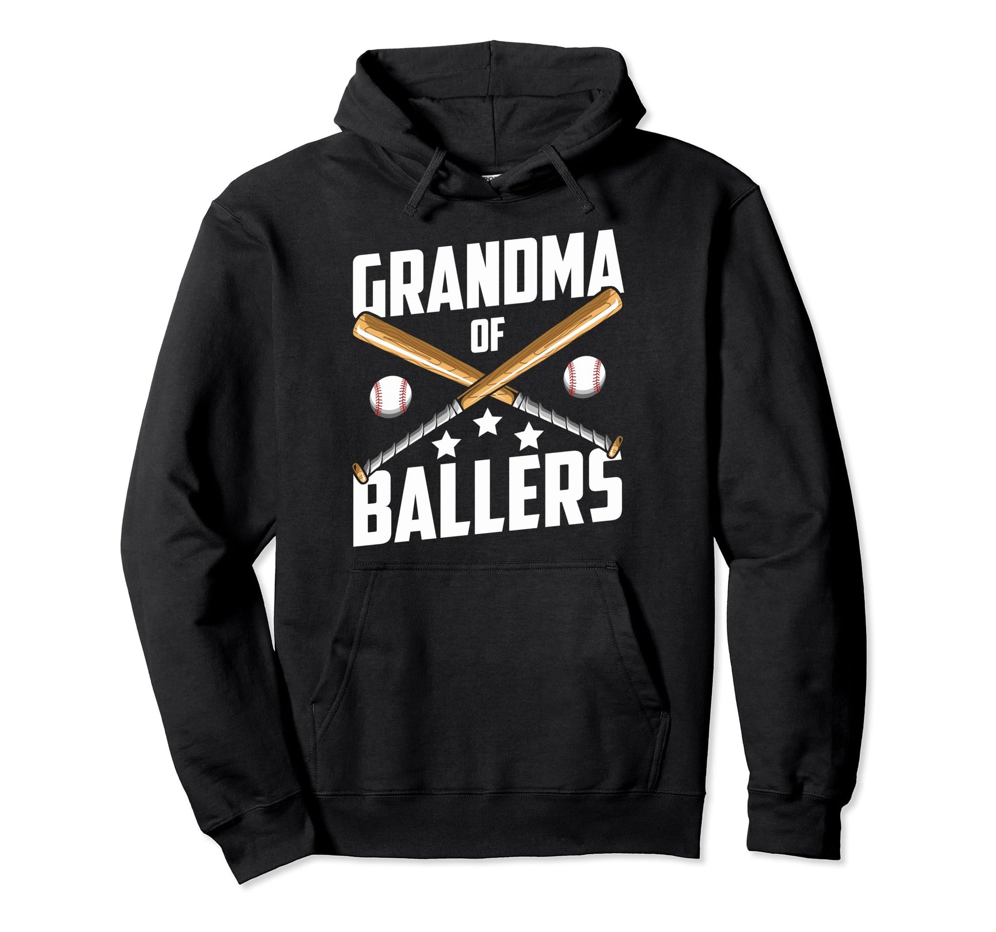 Grandson Softball Grandma Ballers Hoodie - Fun Novelty Design Unisex - T-Shirt, Sweatshirt, Hoodie