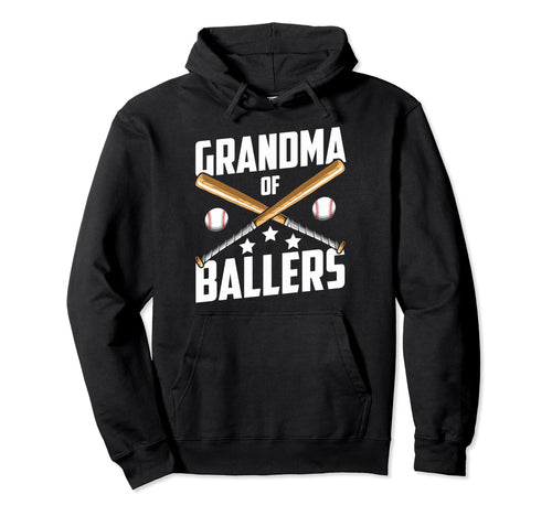 Grandson Softball Grandma Ballers Hoodie - Fun Novelty Design Unisex - T-Shirt, Sweatshirt, Hoodie