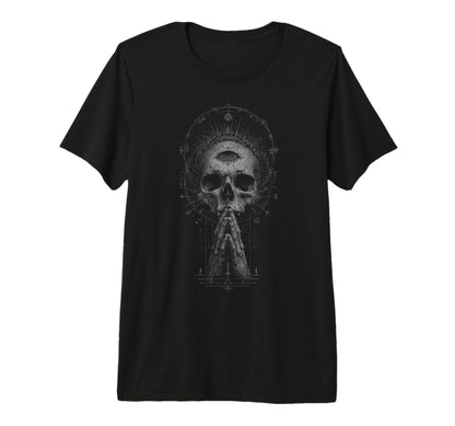 Gothic Punk Dark Y2K Streetwear Tri Blend T-Shirt - Trendy Graphic Unisex - T-Shirt, Sweatshirt, Hoodie