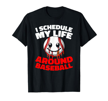 Baseball Sport Player Team Baseballer T-Shirt - Novelty Apparel for Adults - T-Shirt, Sweatshirt, Hoodie
