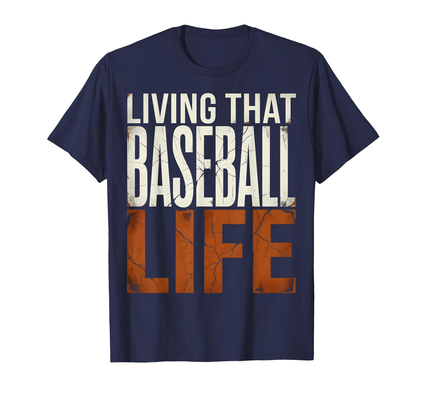 Living That Baseball Life Mom T-Shirt - Casual Everyday Wear Unisex - T-Shirt, Sweatshirt, Hoodie