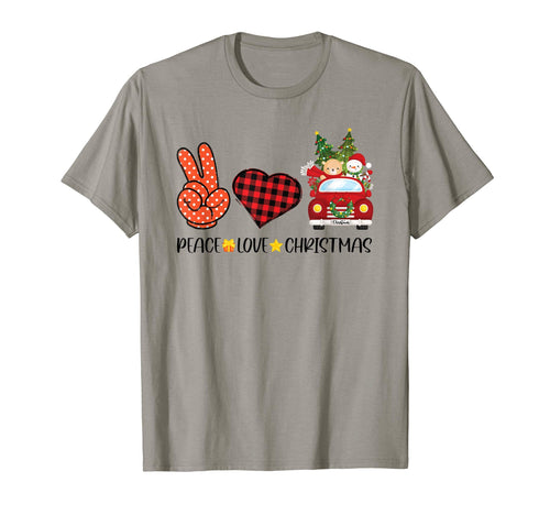 Peace Love Holiday Outfit Gift T-Shirt - Fun Novelty Design for Adults - T-Shirt, Sweatshirt, Hoodie