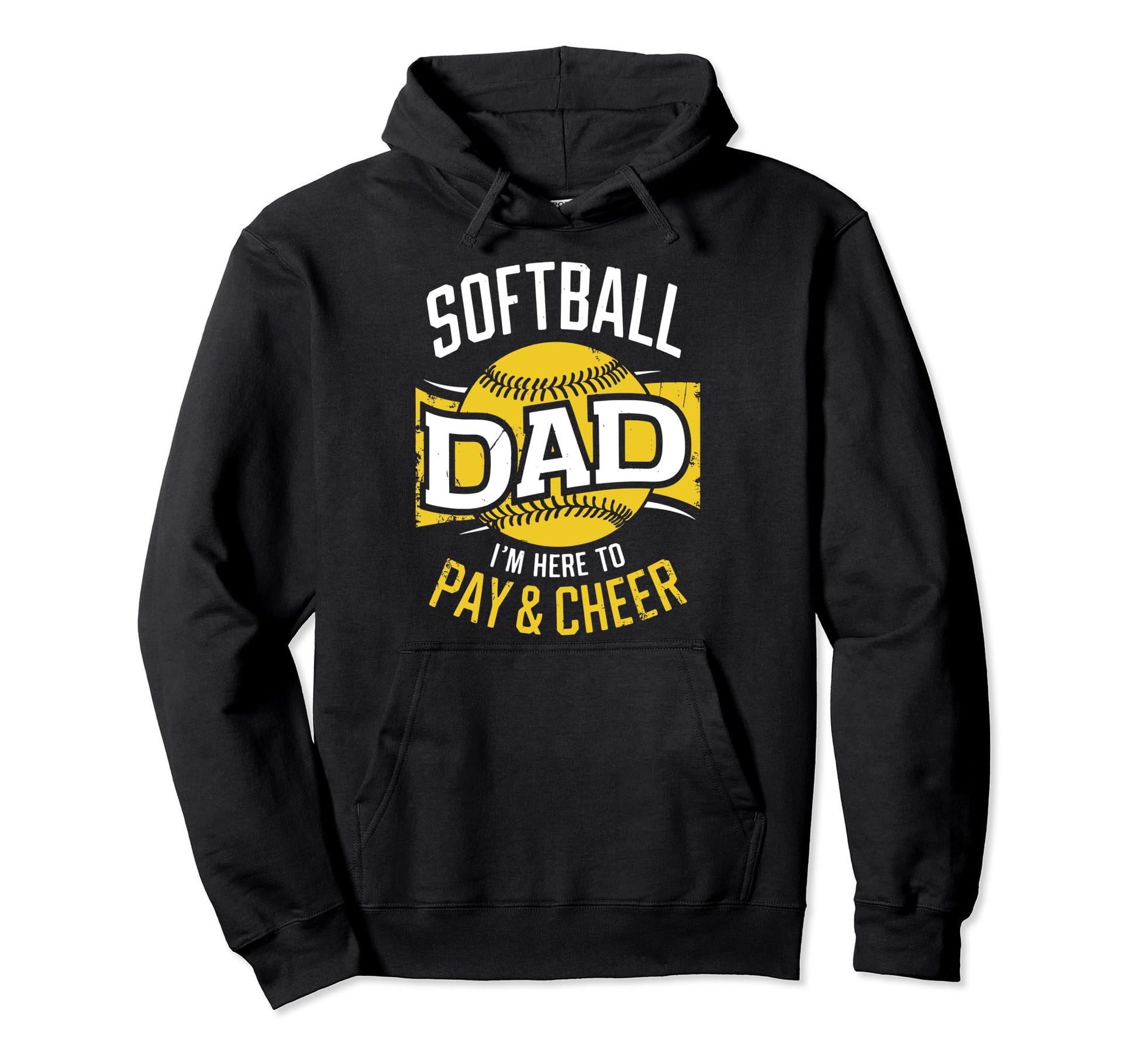 Pay Cheer Softball Dad Funny Game Hoodie - Minimalist Print Men Women - T-Shirt, Sweatshirt, Hoodie