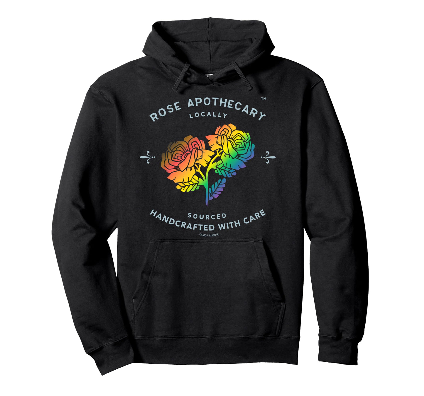 Schitts Creek Apothecary Rainbow Roses Pride Hoodie - Graphic Print Unisex - T-Shirt, Sweatshirt, Hoodie