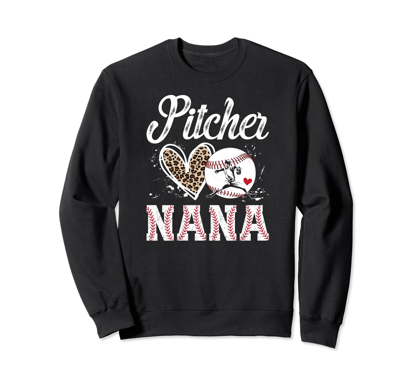 Baseball Pitcher Nana Baseball Sweatshirt - Streetwear Style Men Women - T-Shirt, Sweatshirt, Hoodie