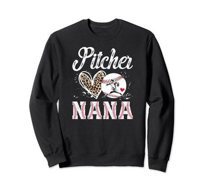 Baseball Pitcher Nana Baseball Sweatshirt - Streetwear Style Men Women - T-Shirt, Sweatshirt, Hoodie