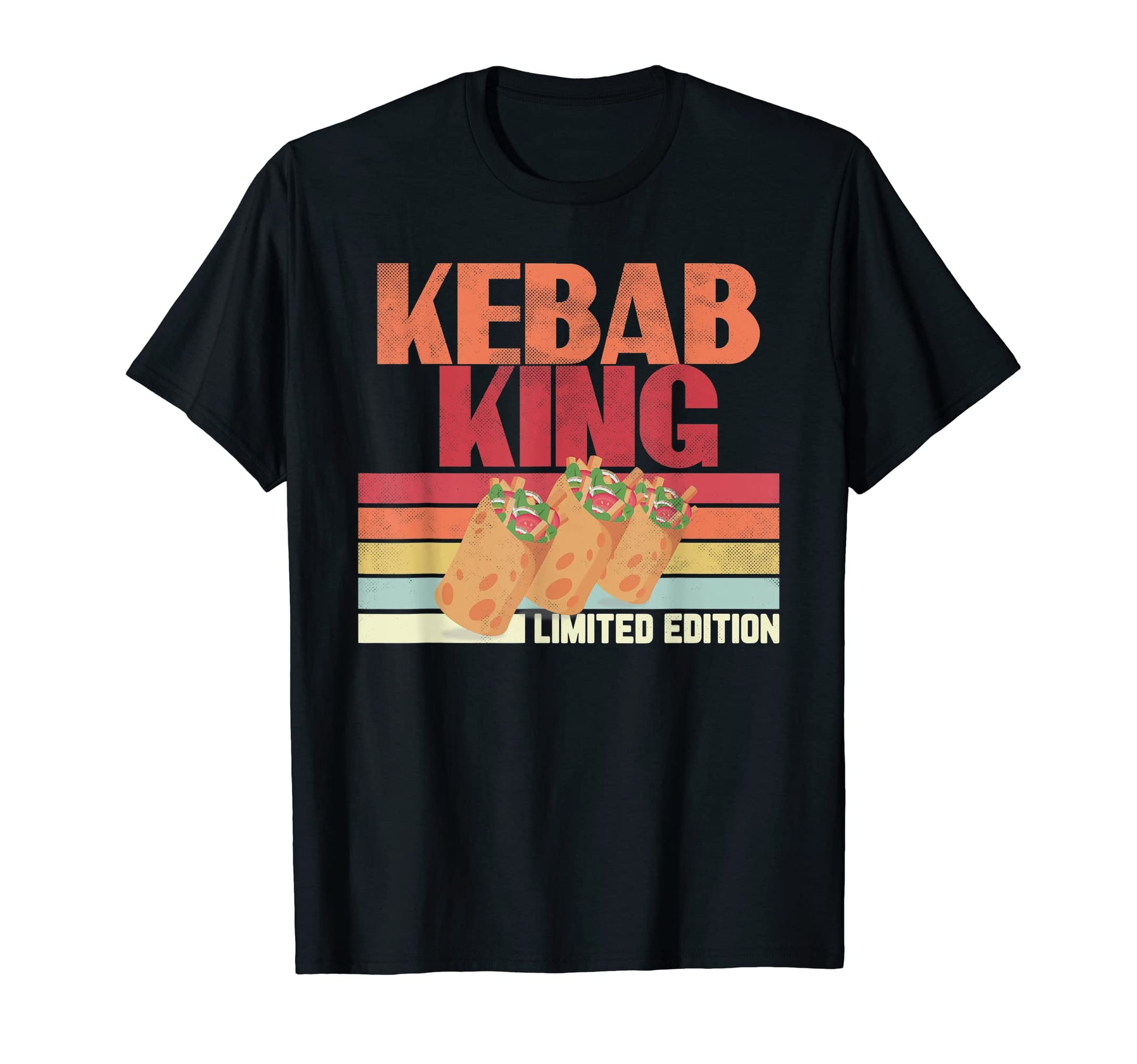 Stripe Funny Kebab King T-Shirt - Aesthetic Graphic Men Women - T-Shirt, Sweatshirt, Hoodie