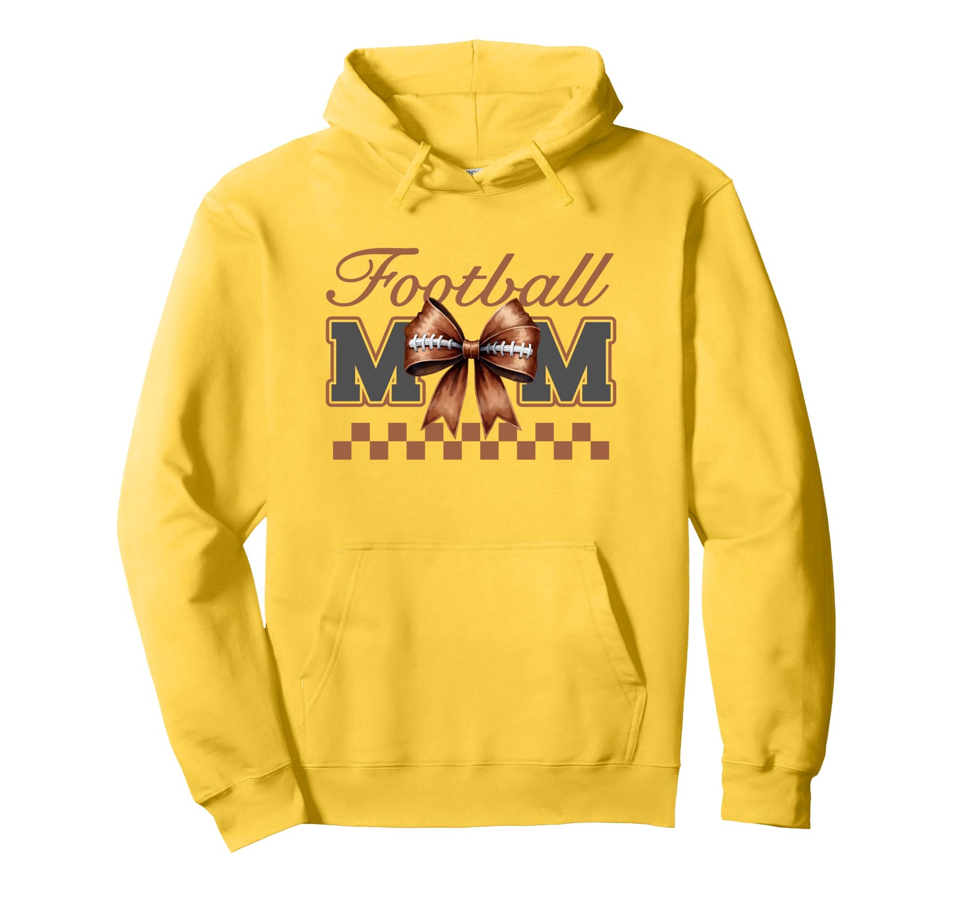 Game Day Croquette Bow Proud Football Hoodie - Novelty Apparel Men Women - T-Shirt, Sweatshirt, Hoodie