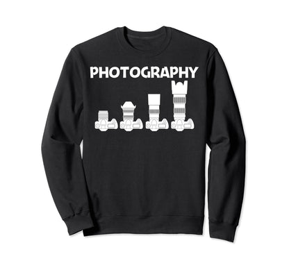 Photography Art Photographer Sweatshirt - Novelty Apparel Men Women - T-Shirt, Sweatshirt, Hoodie